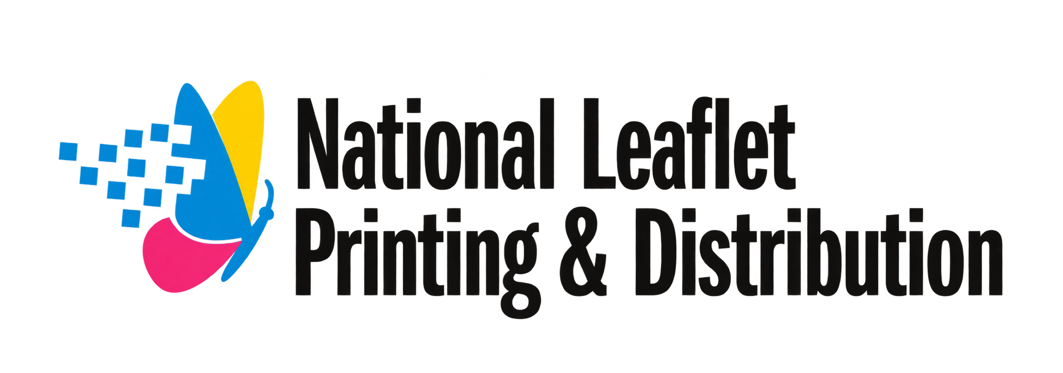 National Leaflet Printing & Distribution butterfly logo